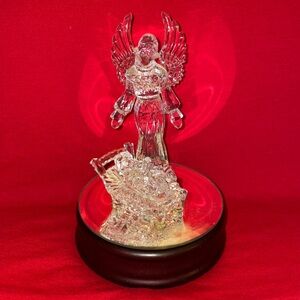 Vintage 1970’s Ice Clear Holy Night Music Box.